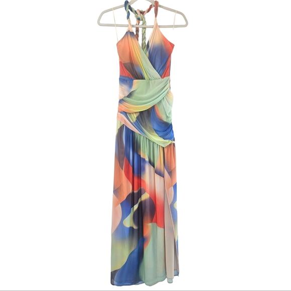 Nicholas Bristol Dress in Linea Print Women's Maxi Long Gown US 4 - Picture 6 of 16